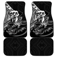 Hafa Adai Guam Discovery Day Car Mats Chamorro Latte Stone Hand Black Version