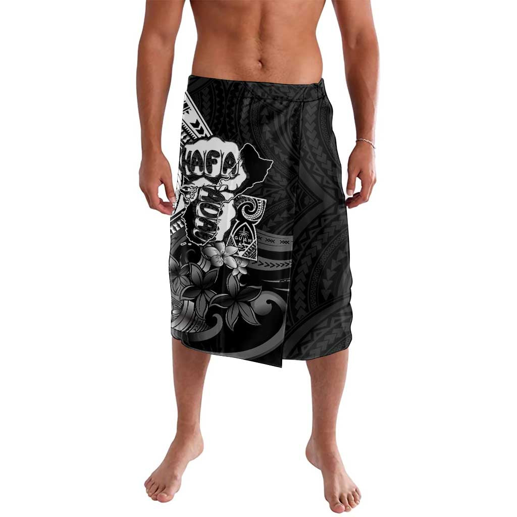 Hafa Adai Guam Discovery Day Lavalava Chamorro Latte Stone Hand Black Version