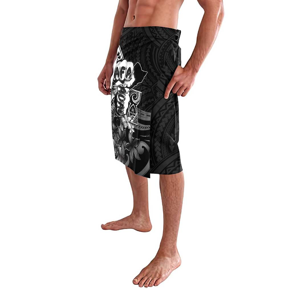 Hafa Adai Guam Discovery Day Lavalava Chamorro Latte Stone Hand Black Version