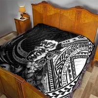 Hafa Adai Guam Discovery Day Quilt Chamorro Latte Stone Hand Black Version