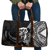 Hafa Adai Guam Discovery Day Travel Bag Chamorro Latte Stone Hand Black Version