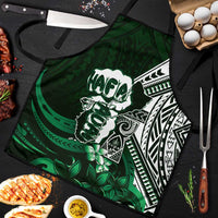 Hafa Adai Guam Discovery Day Apron Chamorro Latte Stone Hand Green Version LT14 Green - Polynesian Pride