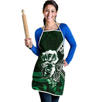 Hafa Adai Guam Discovery Day Apron Chamorro Latte Stone Hand Green Version LT14 - Polynesian Pride