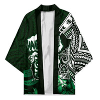 Hafa Adai Guam Discovery Day Kimono Chamorro Latte Stone Hand Green Version