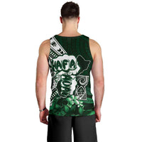 Hafa Adai Guam Discovery Day Men Tank Top Chamorro Latte Stone Hand Green Version
