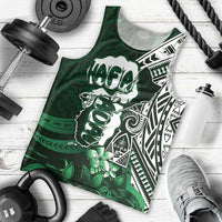 Hafa Adai Guam Discovery Day Men Tank Top Chamorro Latte Stone Hand Green Version