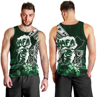 Hafa Adai Guam Discovery Day Men Tank Top Chamorro Latte Stone Hand Green Version