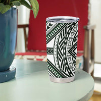 Hafa Adai Guam Discovery Day Tumbler Cup Chamorro Latte Stone Hand Green Version