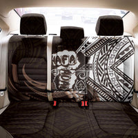 Hafa Adai Guam Discovery Day Back Car Seat Cover Chamorro Latte Stone Hand Brown Version LT14 - Polynesian Pride