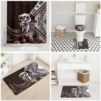 Hafa Adai Guam Discovery Day Bathroom Set Chamorro Latte Stone Hand Brown Version