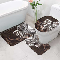 Hafa Adai Guam Discovery Day Bathroom Set Chamorro Latte Stone Hand Brown Version