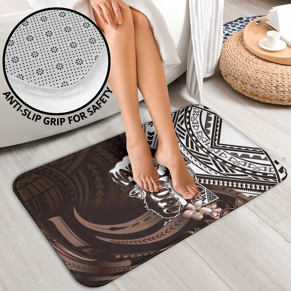 Hafa Adai Guam Discovery Day Bathroom Set Chamorro Latte Stone Hand Brown Version