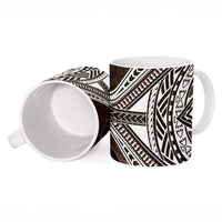 Hafa Adai Guam Discovery Day Ceramic Mug Chamorro Latte Stone Hand Brown Version LT14 - Polynesian Pride