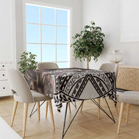 Hafa Adai Guam Discovery Day Tablecloth Chamorro Latte Stone Hand Brown Version LT14 - Polynesian Pride