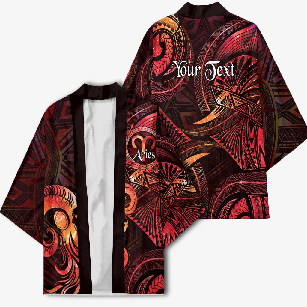 Personalised Polynesia Zodiac Aries Kimono Galaxy Polynesian Pattern Chest Tattoo Style LT14 - Polynesian Pride