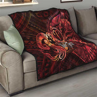 Personalised Polynesia Zodiac Aries Quilt Galaxy Polynesian Pattern Chest Tattoo Style