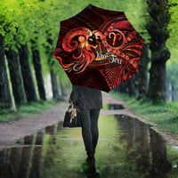 Personalised Polynesia Zodiac Aries Umbrella Galaxy Polynesian Pattern Chest Tattoo Style