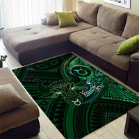 Personalised Polynesia Zodiac Taurus Area Rug Galaxy Polynesian Pattern Chest Tattoo Style
