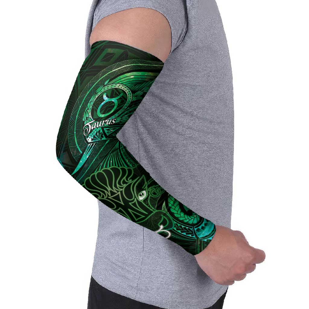 Personalised Polynesia Zodiac Taurus Arm Sleeves Galaxy Polynesian Pattern Chest Tattoo Style