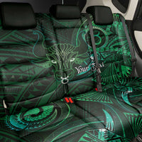 Personalised Polynesia Zodiac Taurus Back Car Seat Cover Galaxy Polynesian Pattern Chest Tattoo Style LT14 - Polynesian Pride