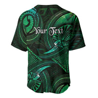 Personalised Polynesia Zodiac Taurus Baseball Jersey Galaxy Polynesian Pattern Chest Tattoo Style