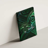 Personalised Polynesia Zodiac Taurus Canvas Wall Art Galaxy Polynesian Pattern Chest Tattoo Style