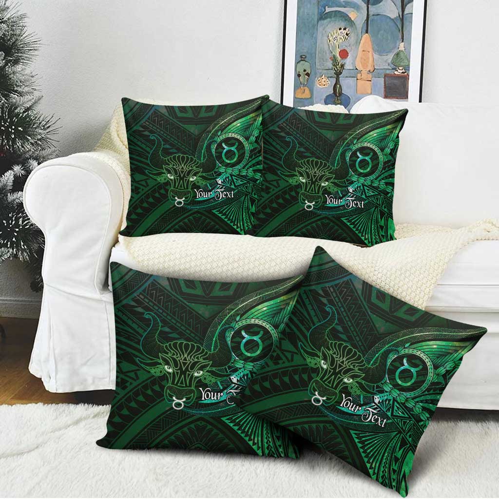 Personalised Polynesia Zodiac Taurus Pillow Cover Galaxy Polynesian Pattern Chest Tattoo Style LT14 - Polynesian Pride