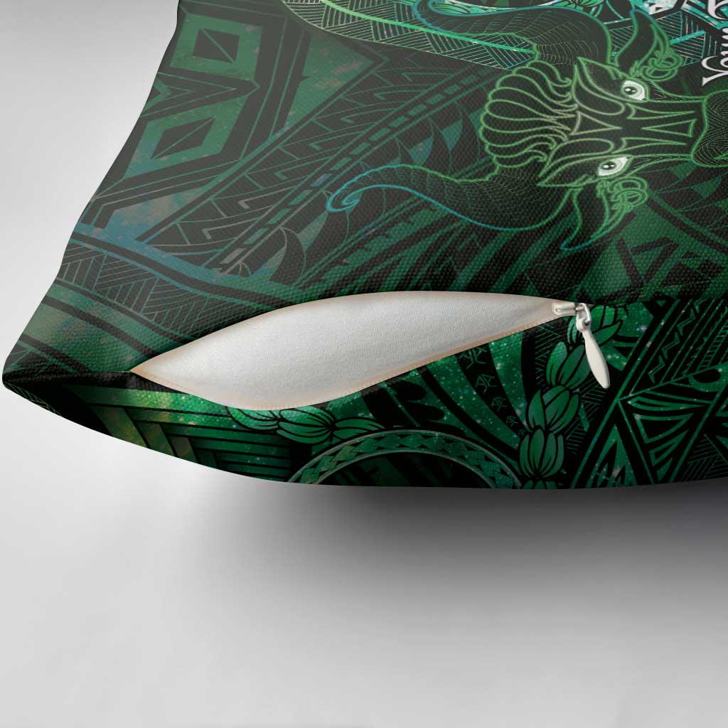 Personalised Polynesia Zodiac Taurus Pillow Cover Galaxy Polynesian Pattern Chest Tattoo Style LT14 - Polynesian Pride