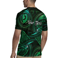 Personalised Polynesia Zodiac Taurus Rugby Jersey Galaxy Polynesian Pattern Chest Tattoo Style