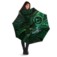 Personalised Polynesia Zodiac Taurus Umbrella Galaxy Polynesian Pattern Chest Tattoo Style