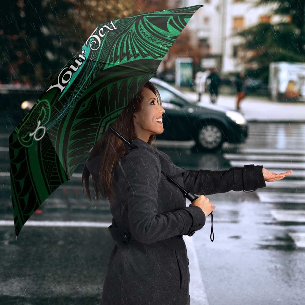 Personalised Polynesia Zodiac Taurus Umbrella Galaxy Polynesian Pattern Chest Tattoo Style
