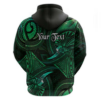 Personalised Polynesia Zodiac Taurus Zip Hoodie Galaxy Polynesian Pattern Chest Tattoo Style