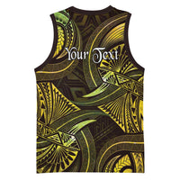 Personalised Polynesia Zodiac Gemini Basketball Jersey Galaxy Polynesian Pattern Chest Tattoo Style