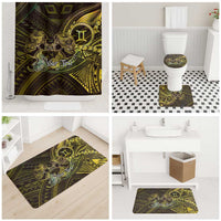 Personalised Polynesia Zodiac Gemini Bathroom Set Galaxy Polynesian Pattern Chest Tattoo Style LT14 - Polynesian Pride