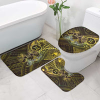 Personalised Polynesia Zodiac Gemini Bathroom Set Galaxy Polynesian Pattern Chest Tattoo Style LT14 - Polynesian Pride