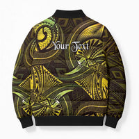 Personalised Polynesia Zodiac Gemini Bomber Puffer Jacket Galaxy Polynesian Pattern Chest Tattoo Style