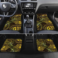 Personalised Polynesia Zodiac Gemini Car Mats Galaxy Polynesian Pattern Chest Tattoo Style