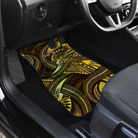 Personalised Polynesia Zodiac Gemini Car Mats Galaxy Polynesian Pattern Chest Tattoo Style