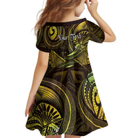Personalised Polynesia Zodiac Gemini Family Matching Tank Maxi Dress and Hawaiian Shirt Galaxy Polynesian Pattern Chest Tattoo Style