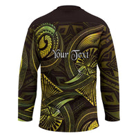 Personalised Polynesia Zodiac Gemini Hockey Jersey Galaxy Polynesian Pattern Chest Tattoo Style