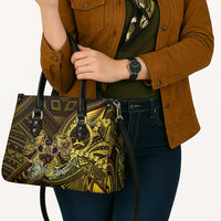 Personalised Polynesia Zodiac Gemini Leather Bag Galaxy Polynesian Pattern Chest Tattoo Style
