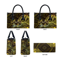 Personalised Polynesia Zodiac Gemini Leather Bag Galaxy Polynesian Pattern Chest Tattoo Style