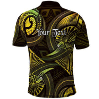 Personalised Polynesia Zodiac Gemini Polo Shirt Galaxy Polynesian Pattern Chest Tattoo Style