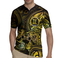 Personalised Polynesia Zodiac Gemini Rugby Jersey Galaxy Polynesian Pattern Chest Tattoo Style LT14 - Polynesian Pride