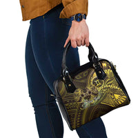 Personalised Polynesia Zodiac Gemini Shoulder Handbag Galaxy Polynesian Pattern Chest Tattoo Style