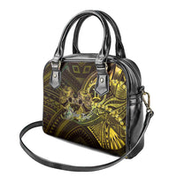 Personalised Polynesia Zodiac Gemini Shoulder Handbag Galaxy Polynesian Pattern Chest Tattoo Style