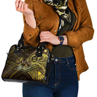 Personalised Polynesia Zodiac Gemini Shoulder Handbag Galaxy Polynesian Pattern Chest Tattoo Style