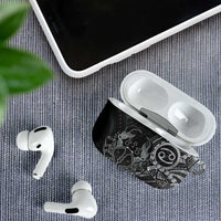 Personalised Polynesia Zodiac Cancer AirPods Case Galaxy Polynesian Pattern Chest Tattoo Style