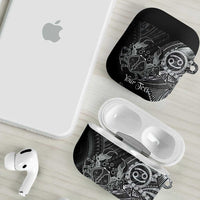 Personalised Polynesia Zodiac Cancer AirPods Case Galaxy Polynesian Pattern Chest Tattoo Style