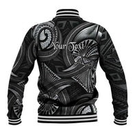 Personalised Polynesia Zodiac Cancer Baseball Jacket Galaxy Polynesian Pattern Chest Tattoo Style